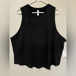 Athleta Size 1X Cloudlight Muscle Tank - Black